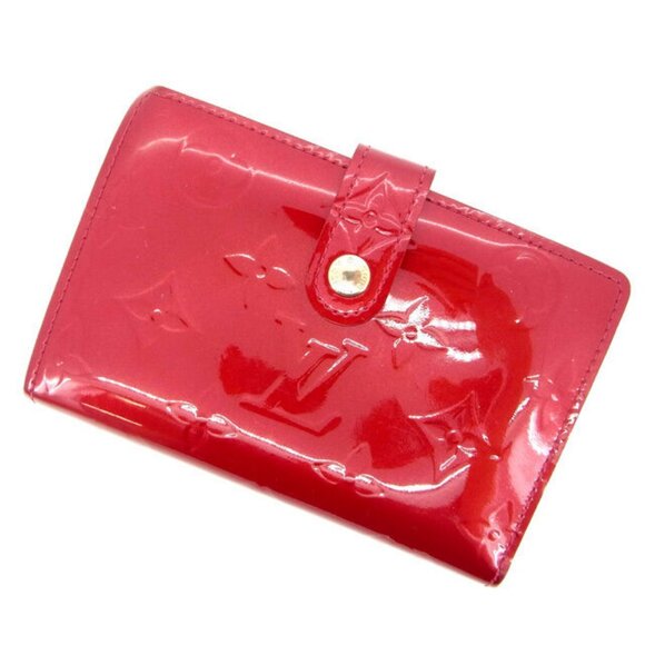 Louis Vuitton Wallet Purse Coin purse Vernis Red Woman Authentic - Picture 3 of 11